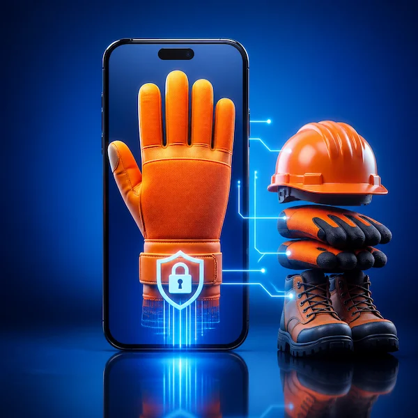 Accelerate Occupational Risk Prevention (OHS): PPE and Safety Regulations Signed from the Worker's Mobile Phone